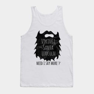 Beard funny quote, bearded men, beard lovers Tank Top